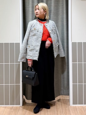 myuさん（レディース・150cm）の冬コーディネート