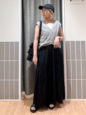 「grove（グローブ）のアイテム」を使った、myuさん（レディース・150cm）の夏コーディネート