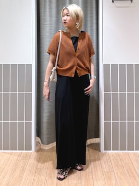 「grove（グローブ）のアイテム」を使った、myuさん（レディース・150cm）の夏コーディネート
