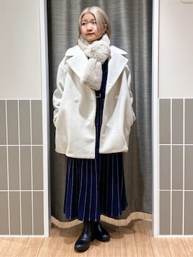 myuさん(レディース・150cm)の冬コーディネート