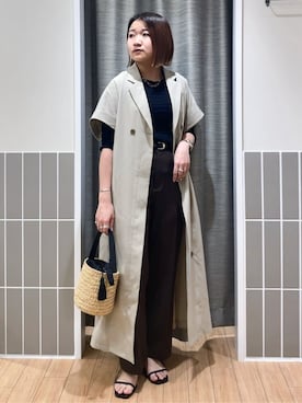 myuさん(レディース・150cm)の春コーディネート
