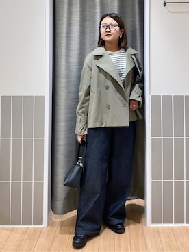 「SOMETHING（サムシング）のアイテム」を使った、myuさん（レディース・150cm）の春コーディネート