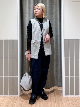 myuさん(レディース・150cm)の冬コーディネート