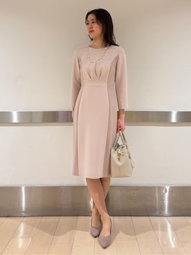 「COUP DE CHANCE（クードシャンス）のアイテム」を使った、sawaさん（レディース・167cm）の冬コーディネート