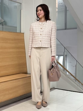 「COUP DE CHANCE（クードシャンス）のアイテム」を使った、sawaさん（レディース・167cm）の冬コーディネート