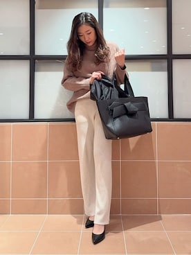 「ESPERANZA（エスペランサ）のアイテム」を使った、kaoriさん（レディース・165cm）の冬コーディネート