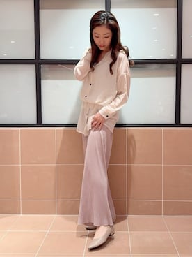 「ESPERANZA（エスペランサ）のアイテム」を使った、kaoriさん（レディース・165cm）の夏コーディネート