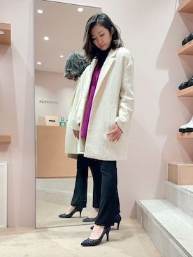 「ESPERANZA（エスペランサ）のアイテム」を使った、kaoriさん（レディース・165cm）の冬コーディネート