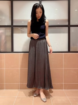 「ESPERANZA（エスペランサ）のアイテム」を使った、kaoriさん（レディース・165cm）の秋コーディネート