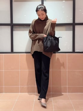 「ESPERANZA（エスペランサ）のアイテム」を使った、kaoriさん（レディース・165cm）の冬コーディネート