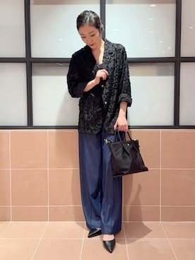 「ESPERANZA（エスペランサ）のアイテム（パンプス）」を使った、kaoriさん（レディース・165cm）の秋コーディネート