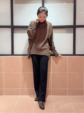 「ESPERANZA（エスペランサ）のアイテム」を使った、kaoriさん（レディース・165cm）の冬コーディネート