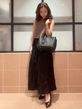 「ESPERANZA（エスペランサ）のアイテム」を使った、kaoriさん（レディース・165cm）の秋コーディネート
