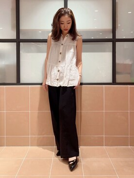 「ESPERANZA（エスペランサ）のアイテム」を使った、kaoriさん（レディース・165cm）の秋コーディネート