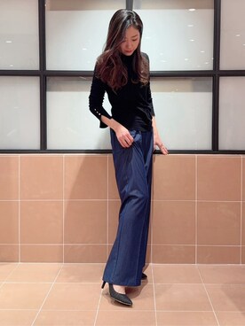 「ESPERANZA（エスペランサ）のアイテム」を使った、kaoriさん（レディース・165cm）の冬コーディネート