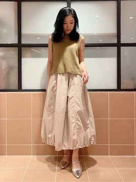 「ESPERANZA（エスペランサ）のアイテム」を使った、kaoriさん（レディース・165cm）の秋コーディネート