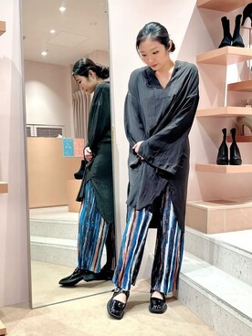 「ESPERANZA（エスペランサ）のアイテム（パンプス）」を使った、kaoriさん（レディース・165cm）の秋コーディネート
