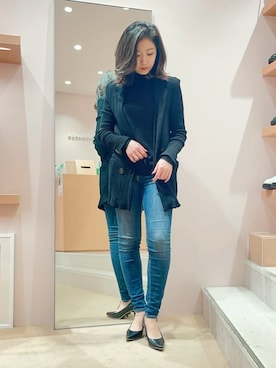 「ESPERANZA（エスペランサ）のアイテム」を使った、kaoriさん（レディース・165cm）の冬コーディネート