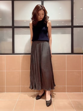 「ESPERANZA（エスペランサ）のアイテム」を使った、kaoriさん（レディース・165cm）の秋コーディネート