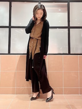 「ESPERANZA（エスペランサ）のアイテム」を使った、kaoriさん（レディース・165cm）の春コーディネート