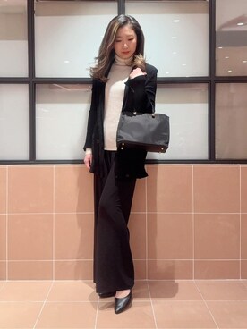 「ESPERANZA（エスペランサ）のアイテム」を使った、kaoriさん（レディース・165cm）の冬コーディネート