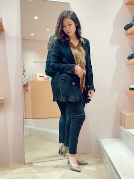 「ESPERANZA（エスペランサ）のアイテム」を使った、kaoriさん（レディース・165cm）の冬コーディネート