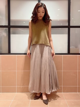 「ESPERANZA（エスペランサ）のアイテム」を使った、kaoriさん（レディース・165cm）の秋コーディネート