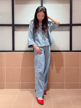 「ESPERANZA（エスペランサ）のアイテム」を使った、kaoriさん（レディース・165cm）の夏コーディネート