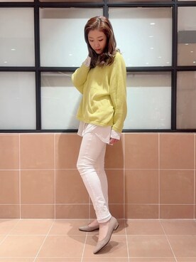 「ESPERANZA（エスペランサ）のアイテム」を使った、kaoriさん（レディース・165cm）の春コーディネート
