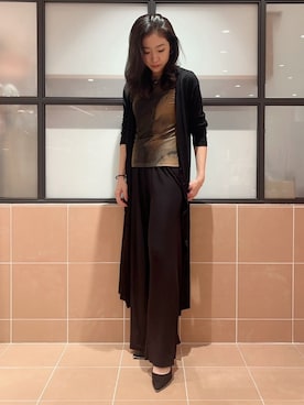 「ESPERANZA（エスペランサ）のアイテム」を使った、kaoriさん（レディース・165cm）の秋コーディネート