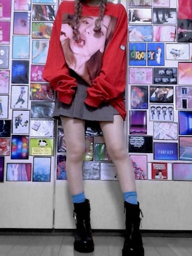「Little sunny bite（リトルサニーバイト）のアイテム」を使った、Uさん（レディース・148cm）の冬コーディネート
