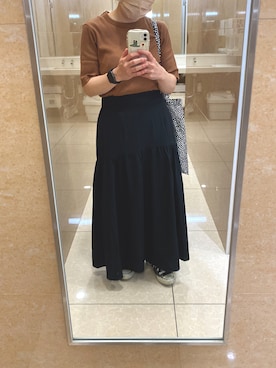 「UNITED ARROWS（ユナイテッドアローズ）のアイテム（ピアス（両耳用））」を使った、rosaさん（レディース・150cm）の秋コーディネート