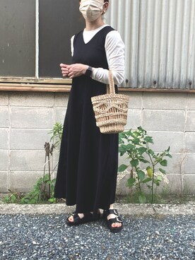 「UNITED ARROWS（ユナイテッドアローズ）のアイテム（ピアス（両耳用））」を使った、rosaさん（レディース・150cm）の夏コーディネート