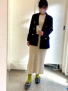 「ROPE' PICNIC（ロペピクニック）のアイテム（ジャケット/アウター）」を使った、piiiiro63さん（骨格ストレート・レディース・158cm）の秋コーディネート