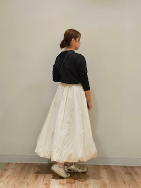 「無印良品（ムジルシリョウヒン）のアイテム」を使った、momocoさん（レディース・163cm）の秋コーディネート