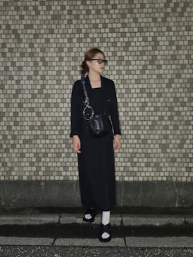 「アイテム（ワンピース/ドレス）」を使った、momocoさん（レディース・163cm・30代）の秋コーディネート