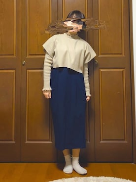 ぽんぬさん（レディース・154cm）の冬コーディネート