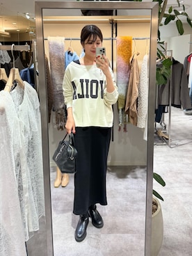 「アイテム（ワンピース）」を使った、まゆさん（レディース・171cm・20代）の秋コーディネート