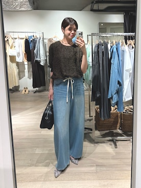 「アイテム（アクセサリー）」を使った、まゆさん（レディース・171cm）の夏コーディネート