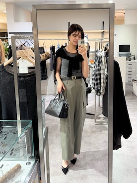 「アイテム（キャミソール）」を使った、まゆさん（レディース・171cm）の夏コーディネート
