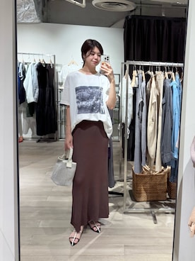 「フォト」｜まゆさん（レディース・171cm）の夏コーディネート