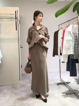 「アイテム（パンプス）」を使った、まゆさん（レディース・171cm）の夏コーディネート