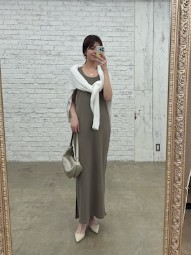 「RIVE DROITE（リヴドロワ）のアイテム」を使った、まゆさん（レディース・171cm）の春コーディネート