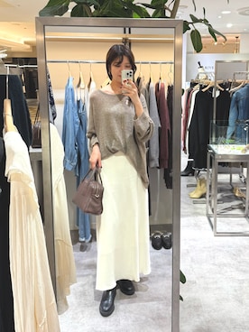 「高身長女子」｜まゆさん（レディース・171cm）の秋コーディネート