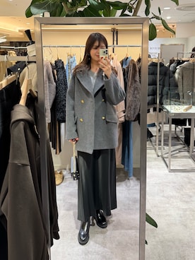 「RIVE DROITE（リヴドロワ）のアイテム」を使った、まゆさん（レディース・171cm）の冬コーディネート