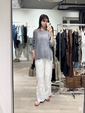 「アイテム（ハンドバッグ）」を使った、まゆさん（レディース・171cm）の夏コーディネート