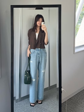 「アイテム（テーラードジャケット）」を使った、まゆさん（レディース・171cm）の夏コーディネート