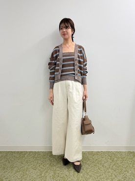 「RIVE DROITE（リヴドロワ）のアイテム」を使った、まゆさん（レディース・171cm）の冬コーディネート