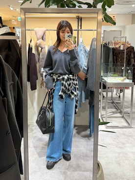 「シンプルおしゃれが好き」｜まゆさん（レディース・171cm）の秋コーディネート