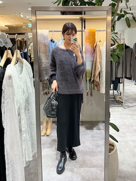 「アイテム（ワンピース）」を使った、まゆさん（レディース・171cm・20代）の秋コーディネート